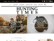 Tablet Screenshot of huntingtimes.com